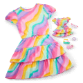 Summer's™ Rainbow Swirl Dress for Girls & 18-inch Dolls + Summer Doll (Girl of the Year™ 2025)