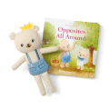 Bitty Baby® Doll #1 in Soft Blue + Bear Friend & Board Book
