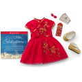 Lunar New Year's Celebration Outfit for 18-inch Dolls