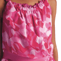 Red Hearts Ruffle Dress for Girls