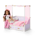 All Set for Sleepovers Canopy Bed for 18-inch Dolls
