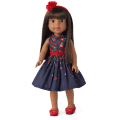 American Girl® x Janie and Jack Wrapped in Roses Party Dress for WellieWishers™ Dolls