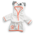 Comfy Puppy Robe Set for Girls & 18-inch Dolls