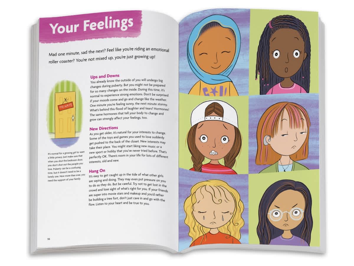 The Care & Keeping of You feelings page