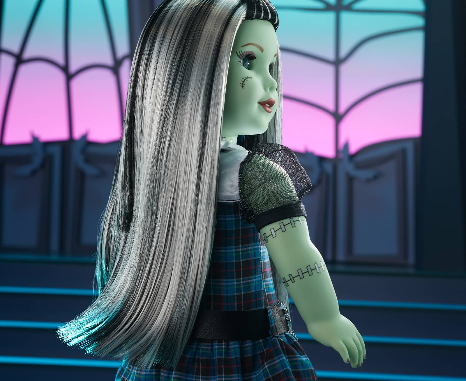 Image of close up Alice doll hair