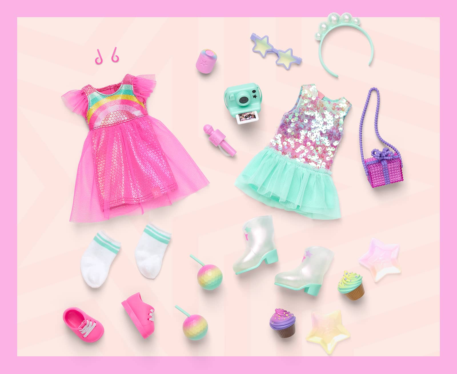 Lea doll outfit accessories