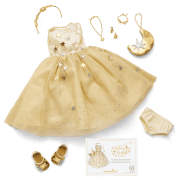 American Girl 2025 Glimmering Gold Holiday Collector Doll