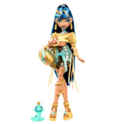 Monster High Cleo De Nile Fashion Doll With Pet Hissette And Accessories