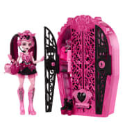 Monster High Skulltimate Secrets Monster Mysteries Playset, Draculaura Doll With 19+ Surprises