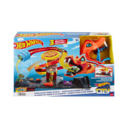 Hot Wheels City Pizza Slam Cobra Attack Playset With 1:64 Scale Toy Car