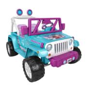 Power Wheels Disney Frozen Jeep Wrangler Battery-Powered Ride-On Toy Vehicle With Music & Sounds