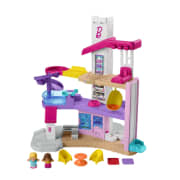 Fisher-Price Little People Barbie Little Dreamhouse Toddler Playset With Music & Lights, 7 Pieces