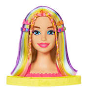 Barbie Deluxe Styling Head With Color Reveal Accessories And Blonde Neon Rainbow Hair