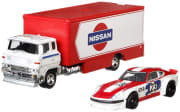 Hot Wheels Team Transport Truck & Race Car, Gift For Racing Collectors