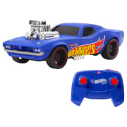 Hot Wheels 1:16 Scale RC Rodger Dodger USB-Rechargeable Toy Car, Battery-Operated Remote Control