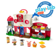 Fisher-Price Little People Farm Toy, Toddler Playset With Smart Stages Learning Content