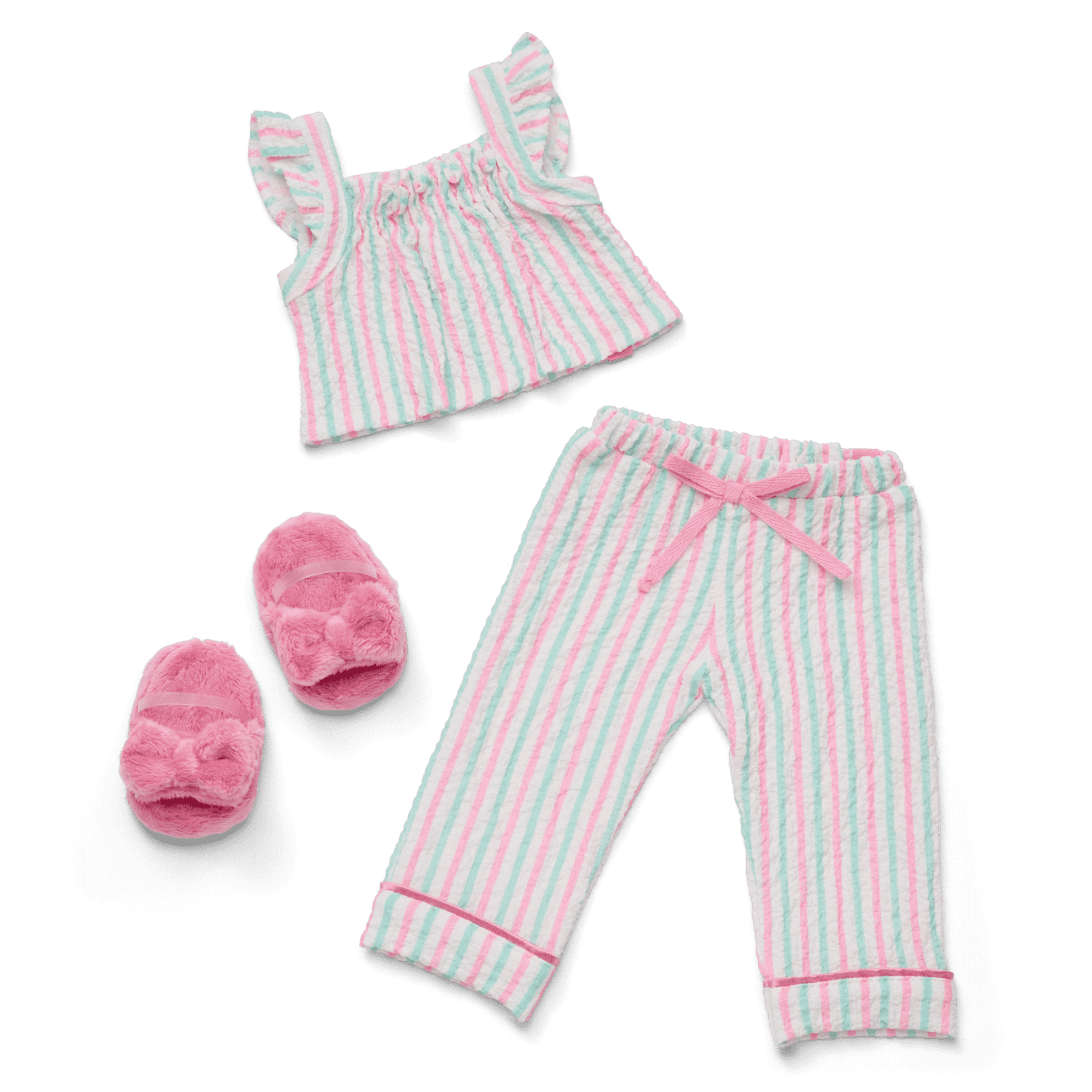 Raquel's Coastal Stripes Pajamas for 18-inch Dolls 