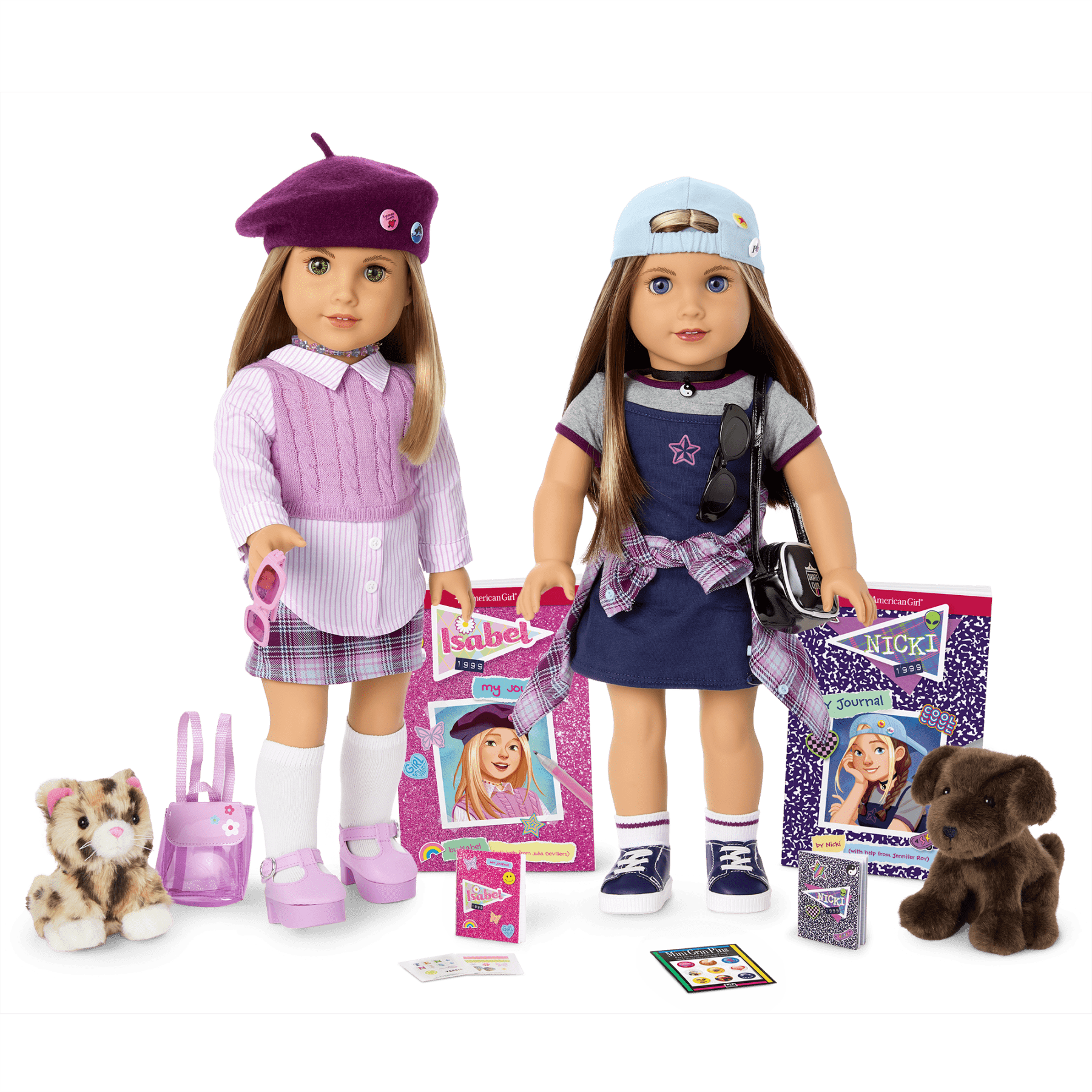 ’90s Twins Isabel & Nicki Gift Set (Historical Characters)