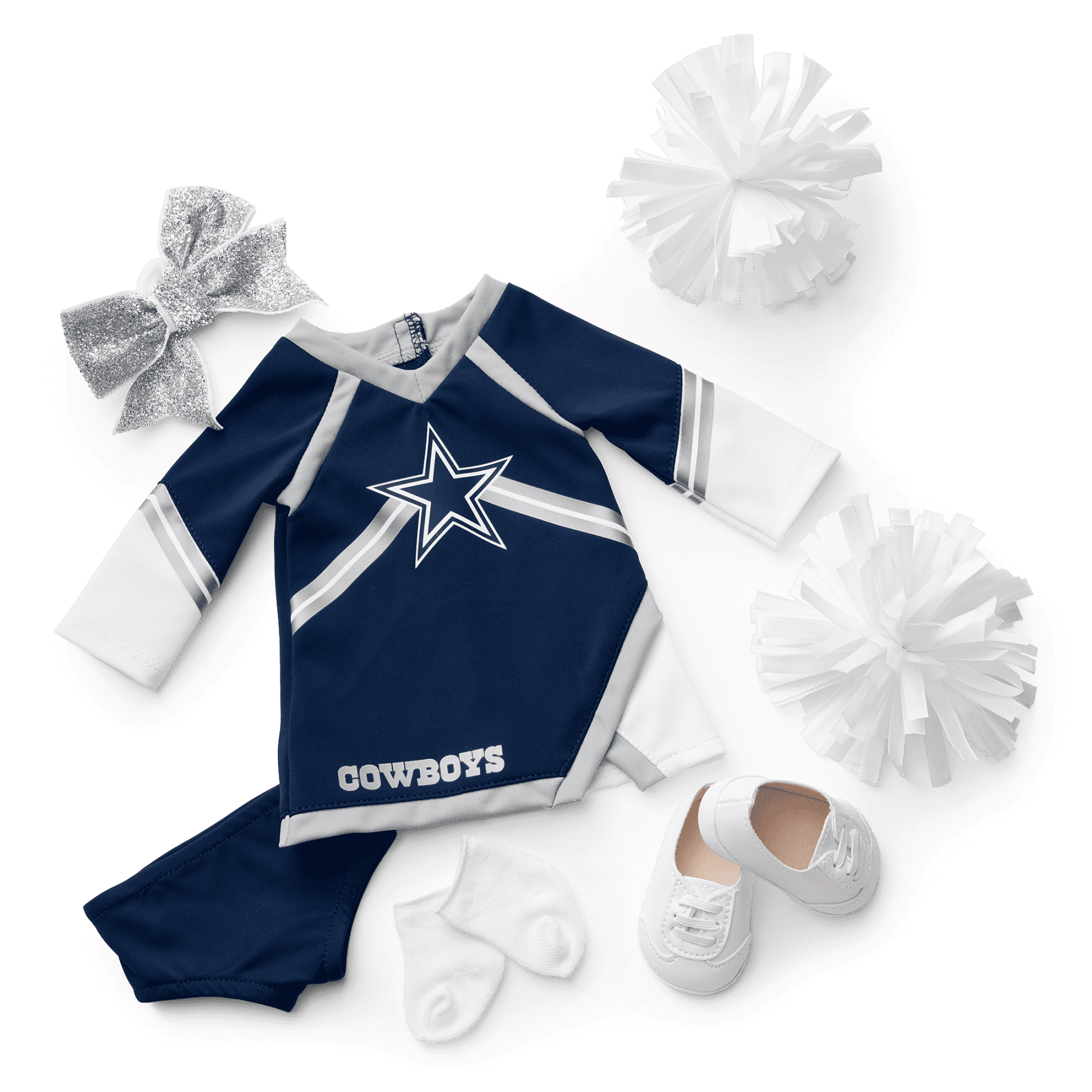 Dallas cowboys cheerleader outfit for baby girl new arrivals