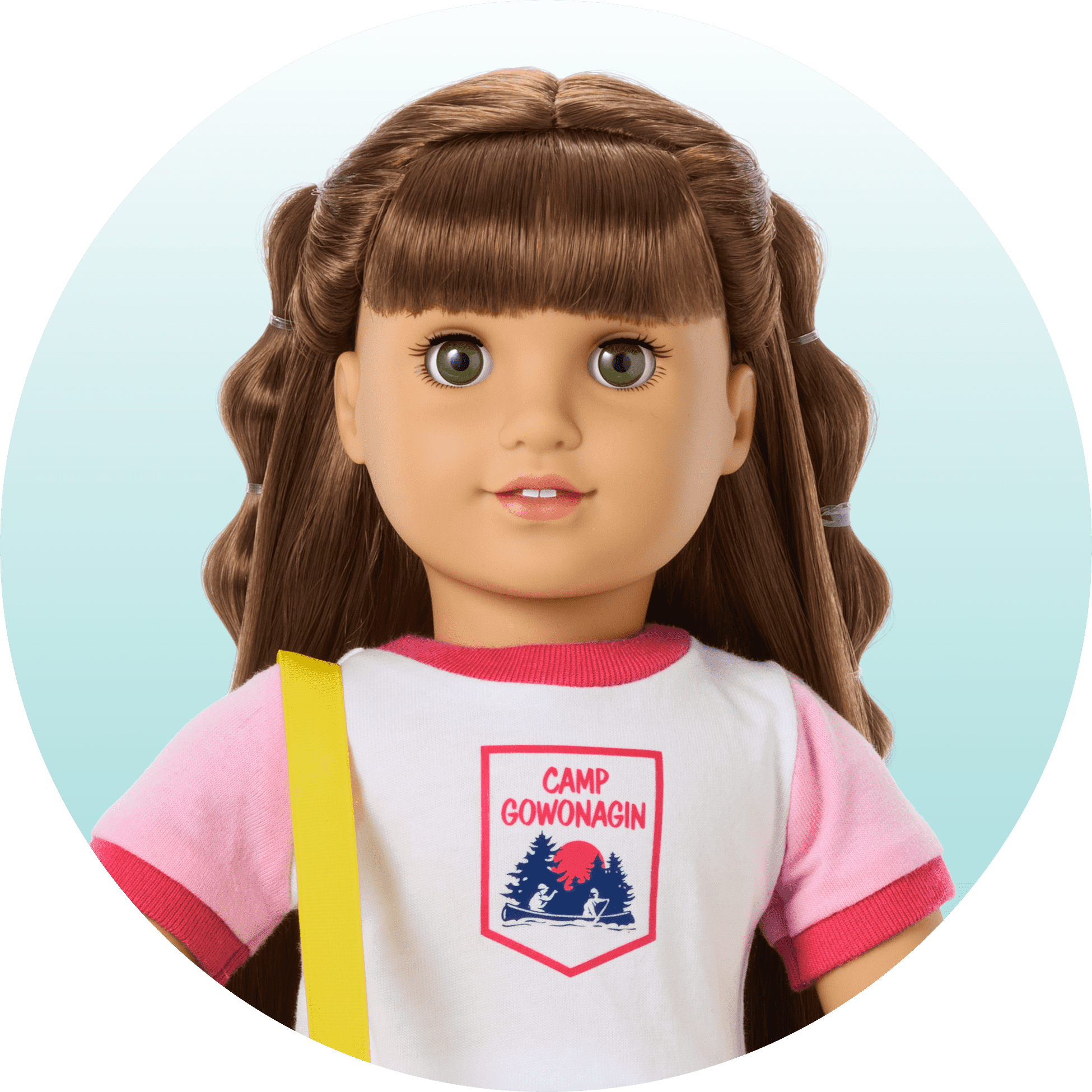 Daisy Davenport in camp gear