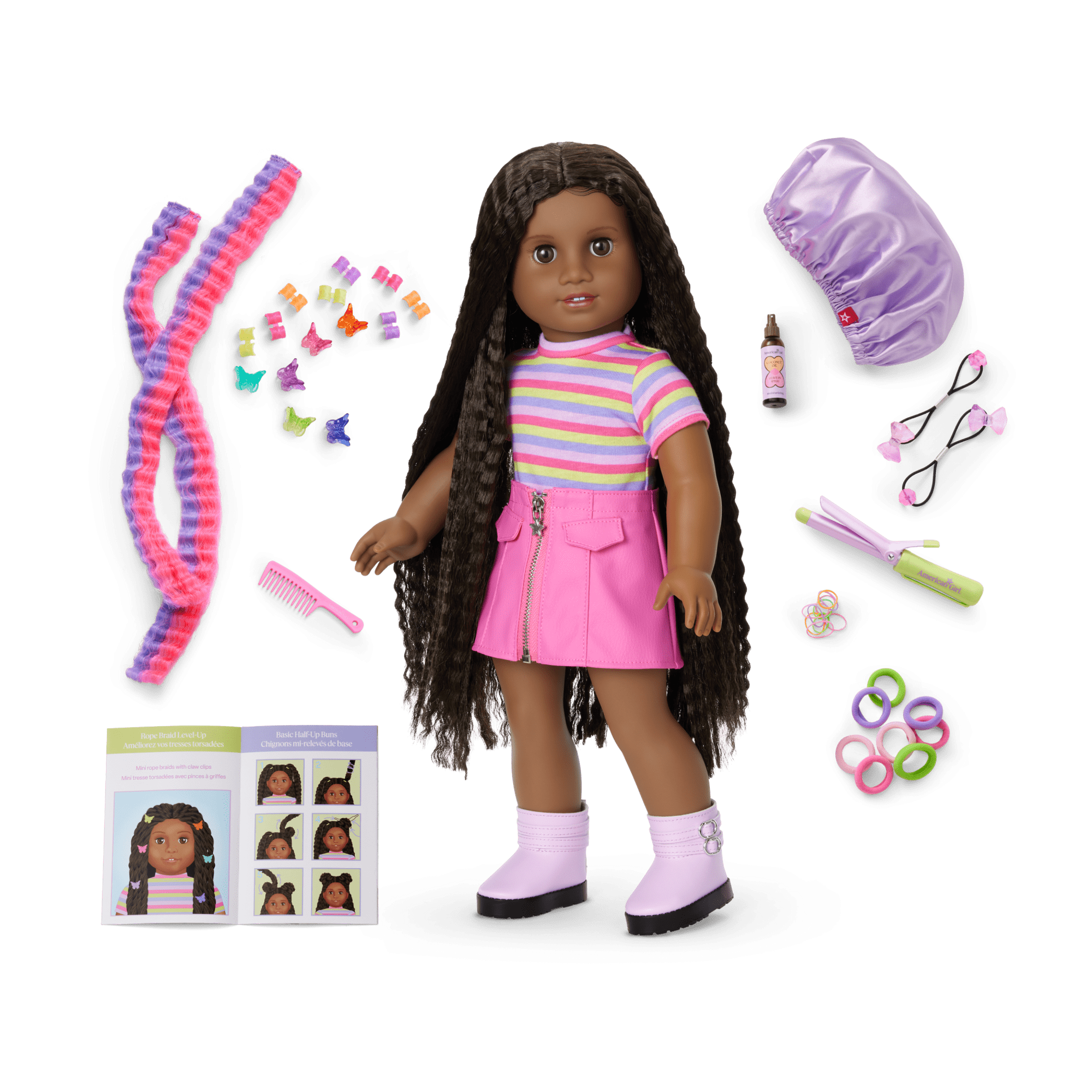 Long Hair Looks™ by Truly Me™ 18-inch Doll #135 & hair accessories