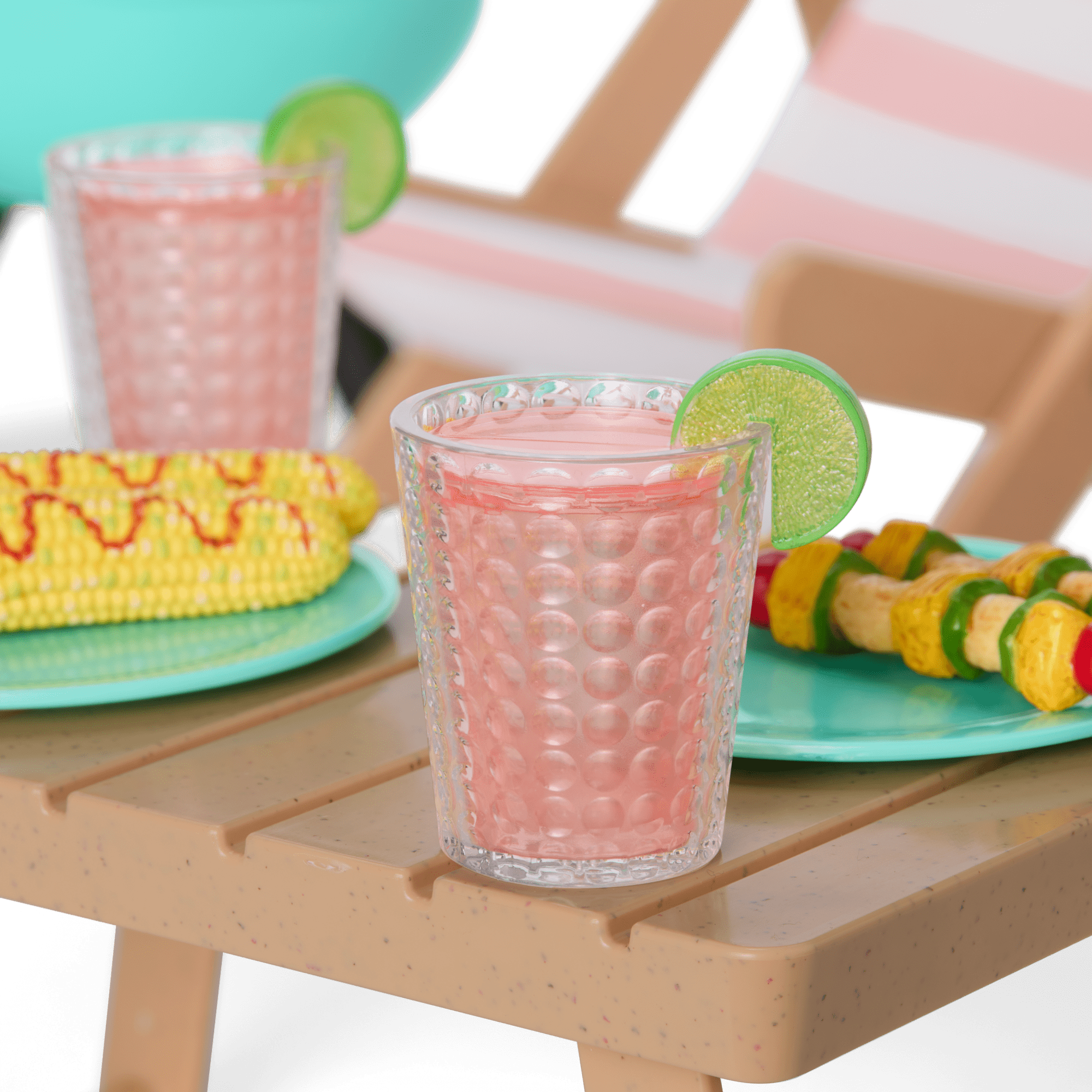 Raquel's™ Beach Chairs & Barbecue Set for 18-inch Dolls (Girl of the Year™ 2026)