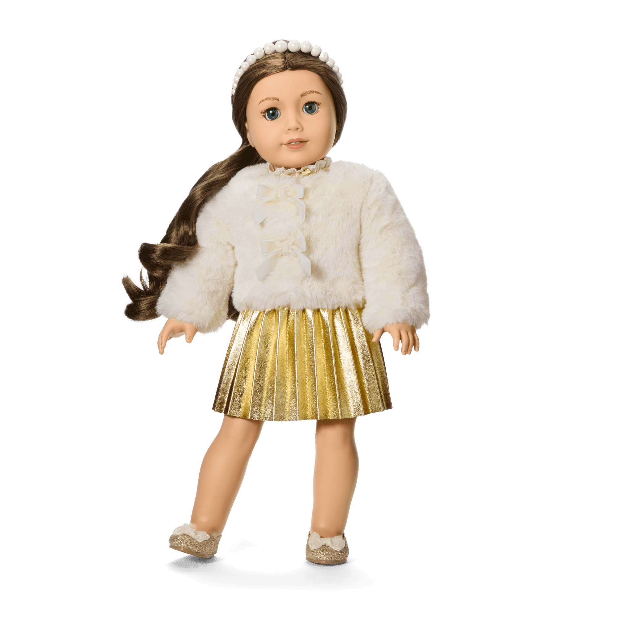 American Girl® x Janie and Jack Pleated Party Skirt for 18-inch Dolls