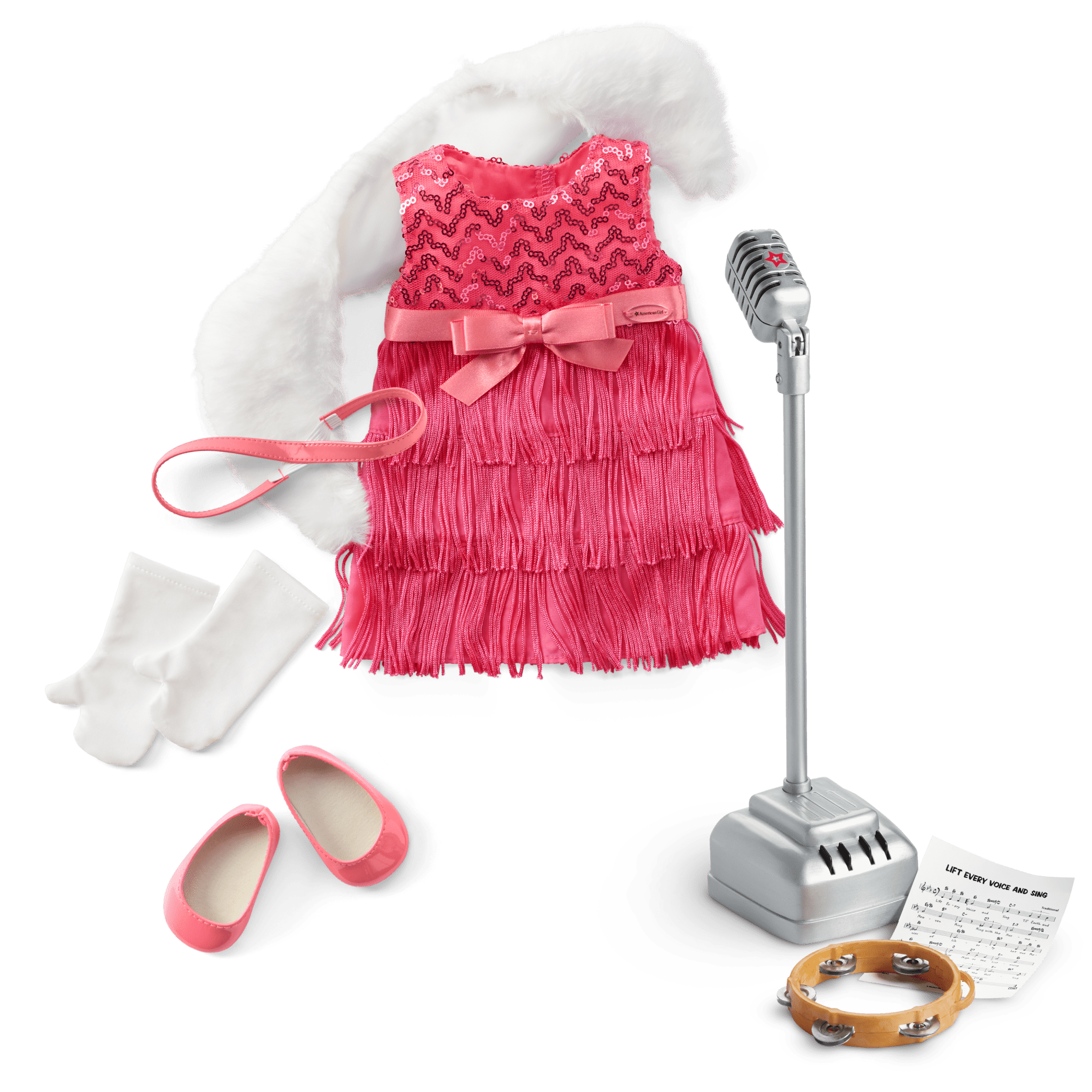 Melody’s™ Doo-Wop Dress-Up Outfit for 18-inch Dolls (Historical Characters)