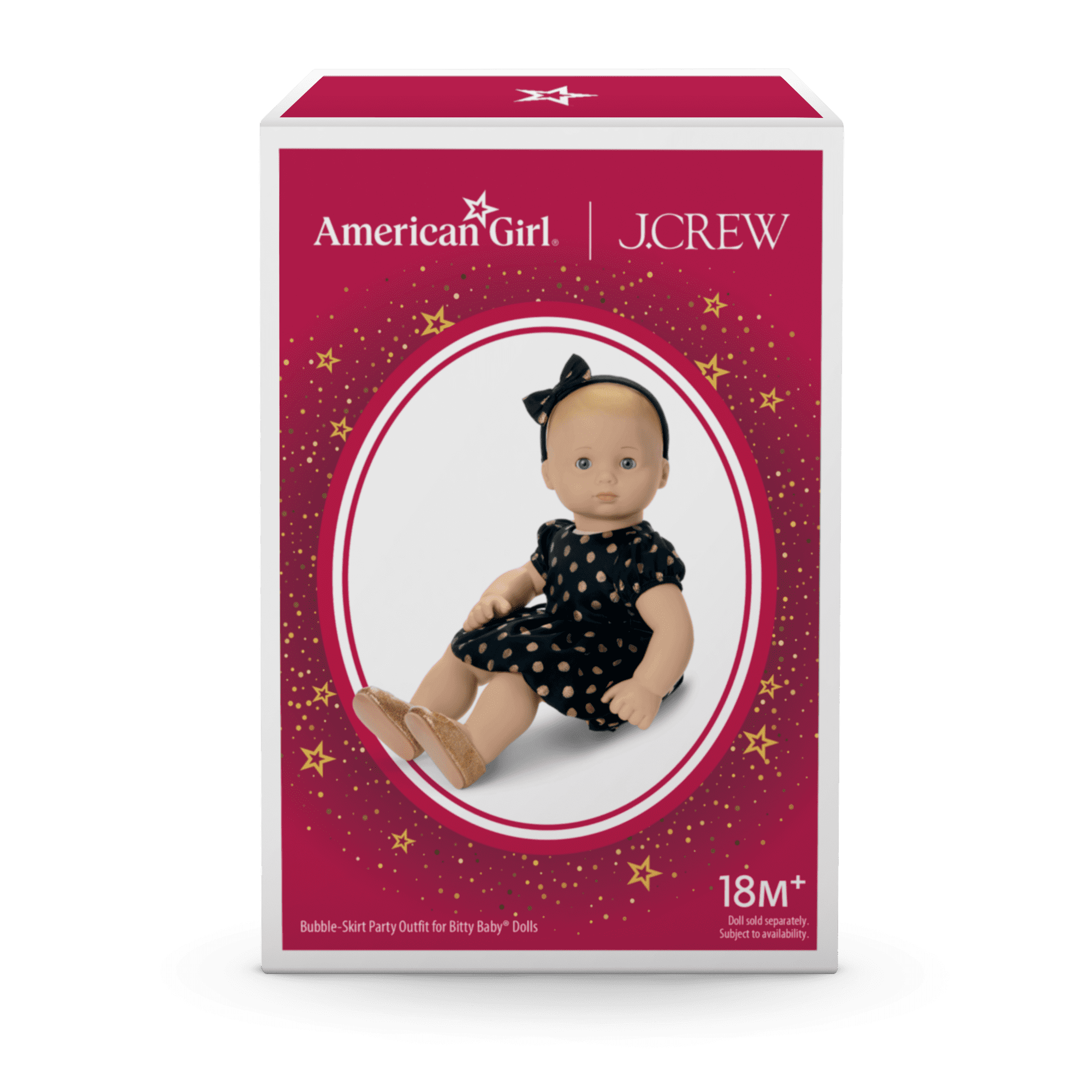 American Girl® x J.Crew Bubble-Skirt Party Outfit for Bitty Baby® Dolls
