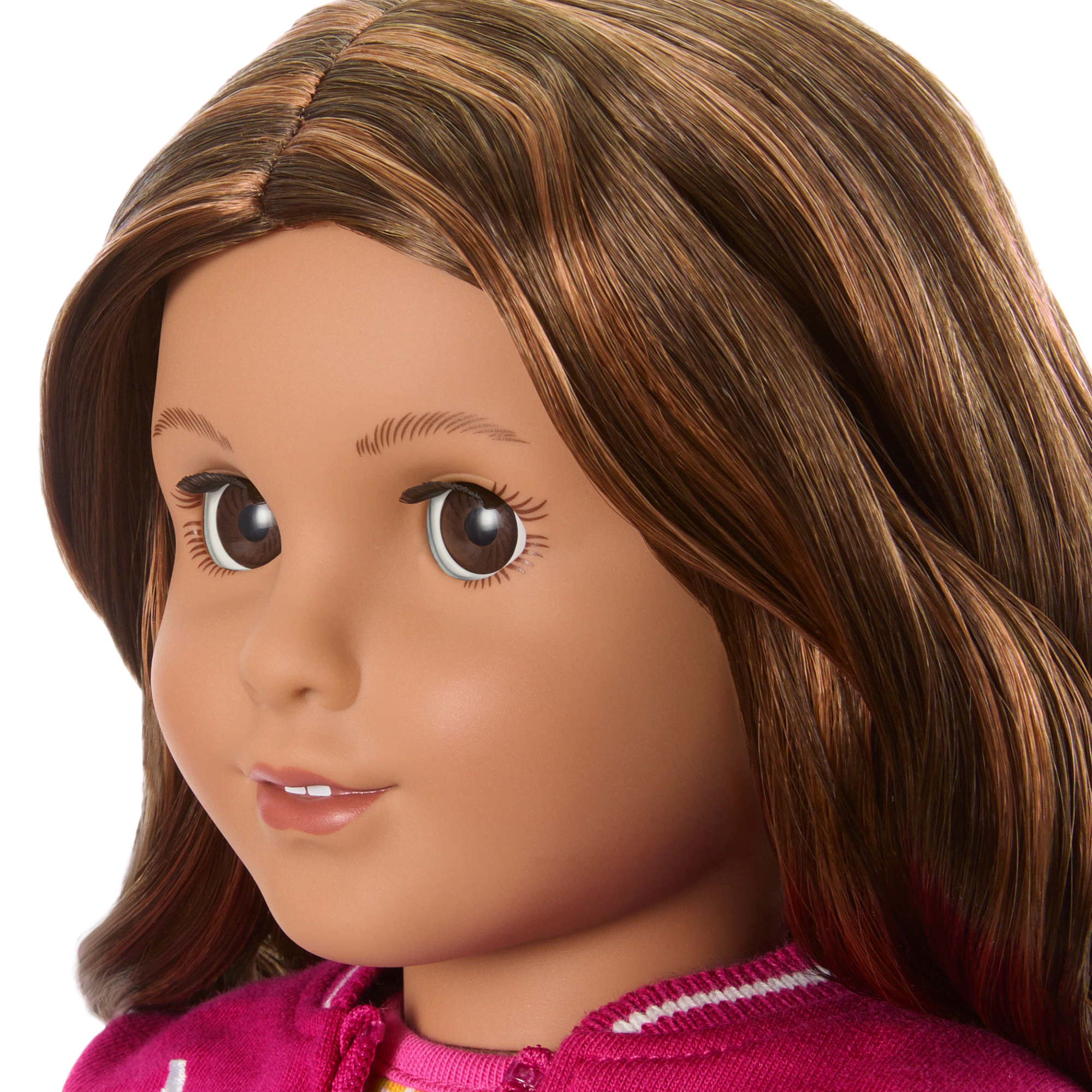 Truly Me™ 18-inch Doll #117 with wavy dark-brown hair