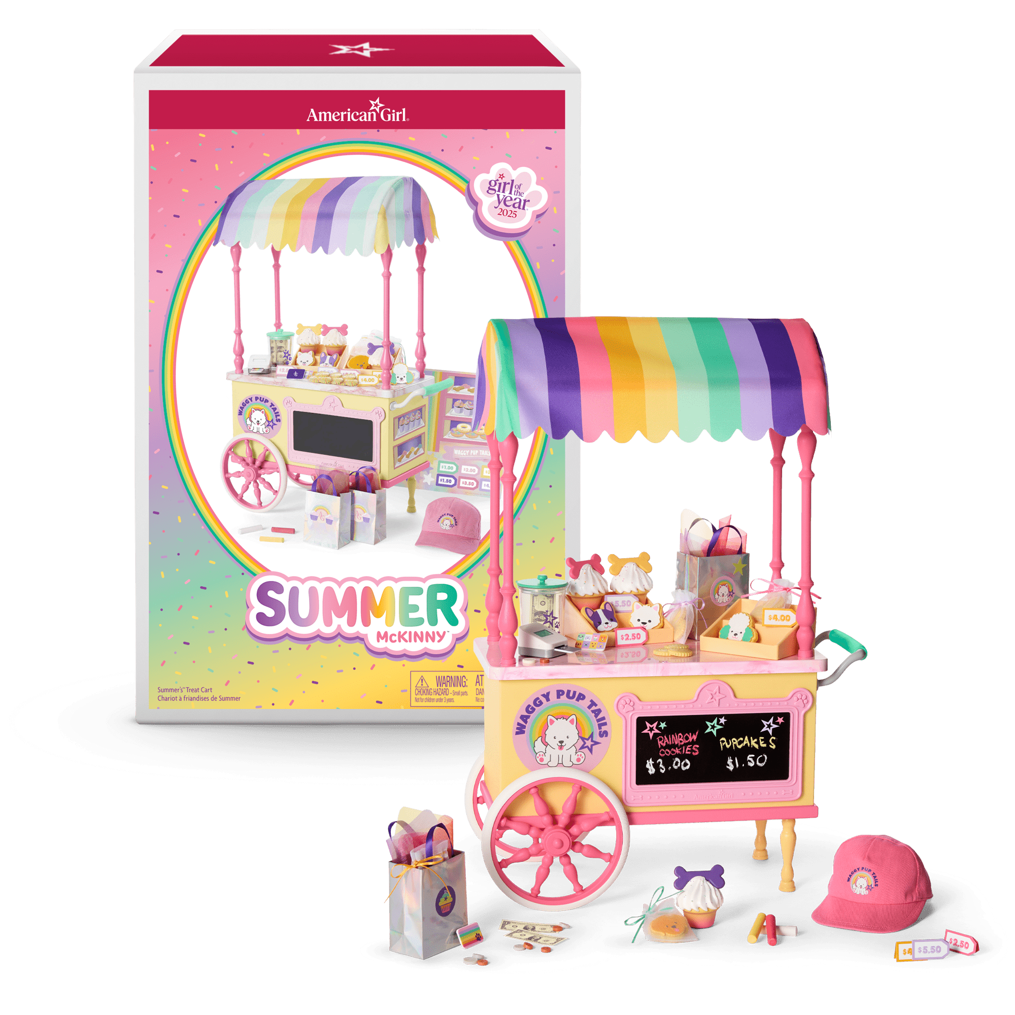 Summer’s™ Treat Cart for 18-inch Dolls (Girl of the Year™ 2025)