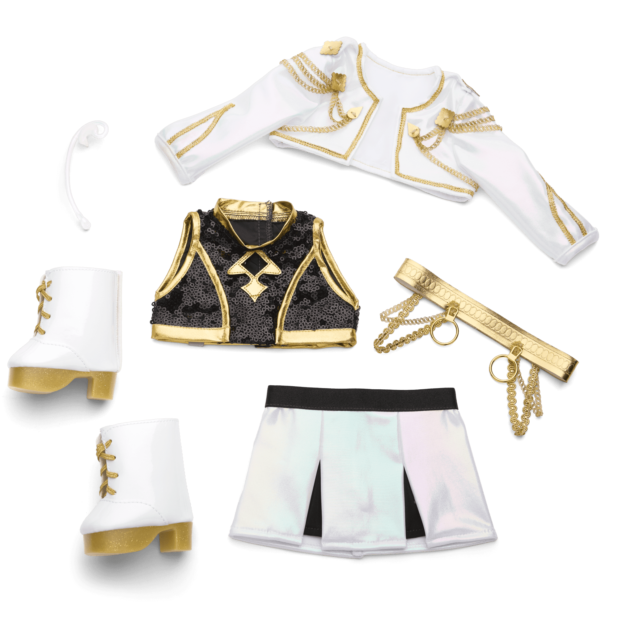 American Girl® x KPop Demon Hunters HUNTR/X Zoey “Golden Tour” Outfit for 18-inch Dolls
