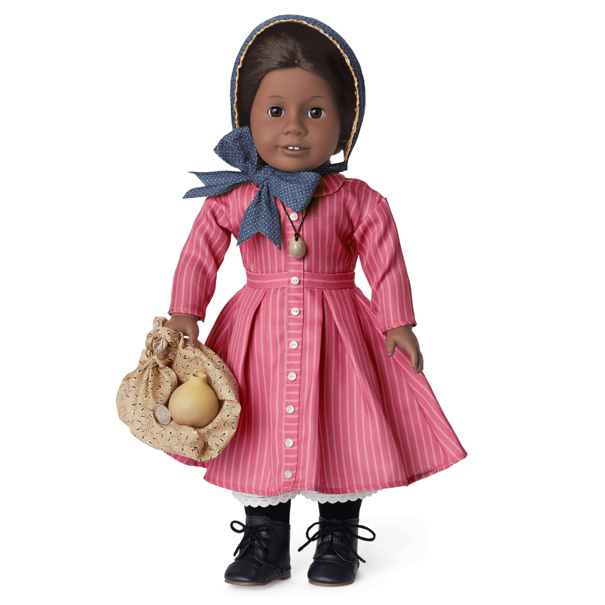 Addy Walker™ 18-inch Doll & Tartan Plaid Dress Bundle (Historical Characters)