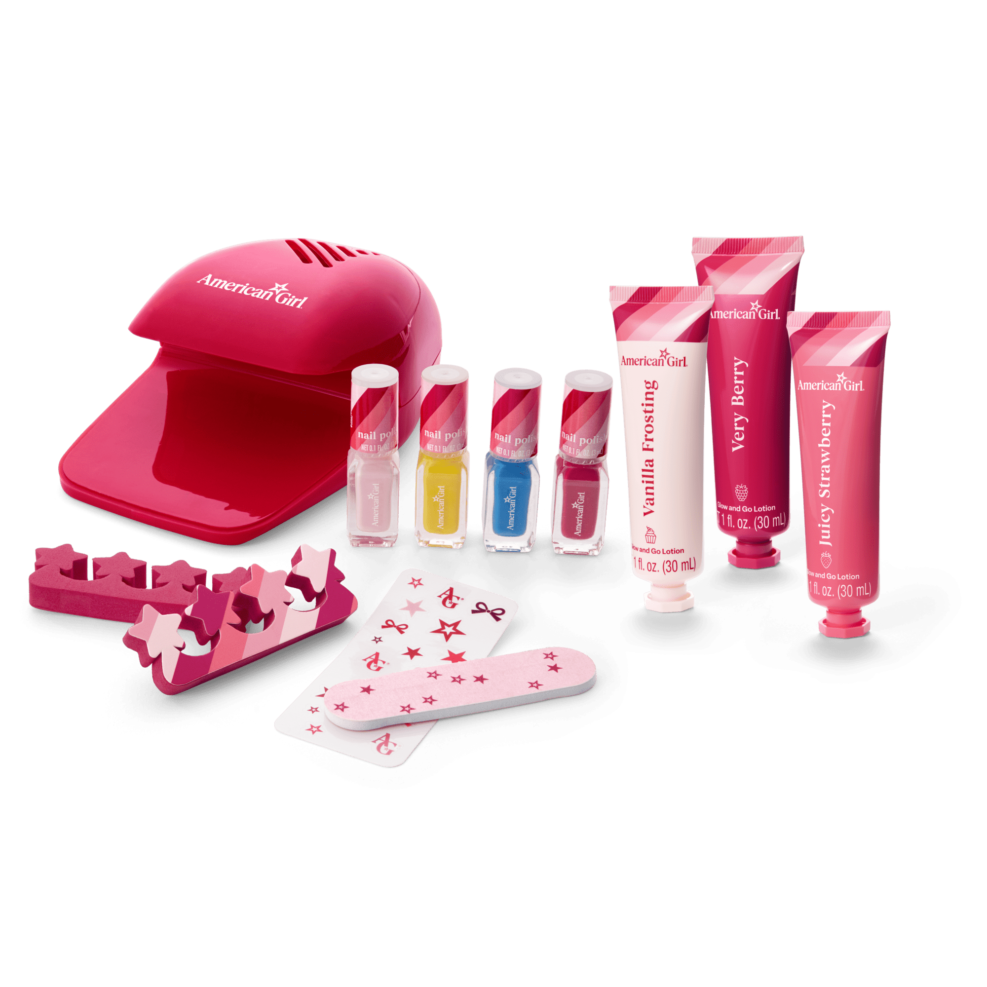 American Girl™ Nail Set & 3 Hand Lotions for Girls