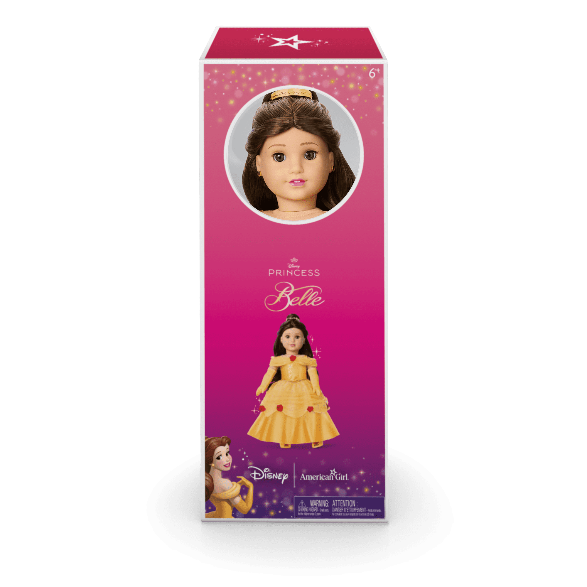 American Girl® Disney Princess Belle 18-inch Doll & Dress for Girls Bundle