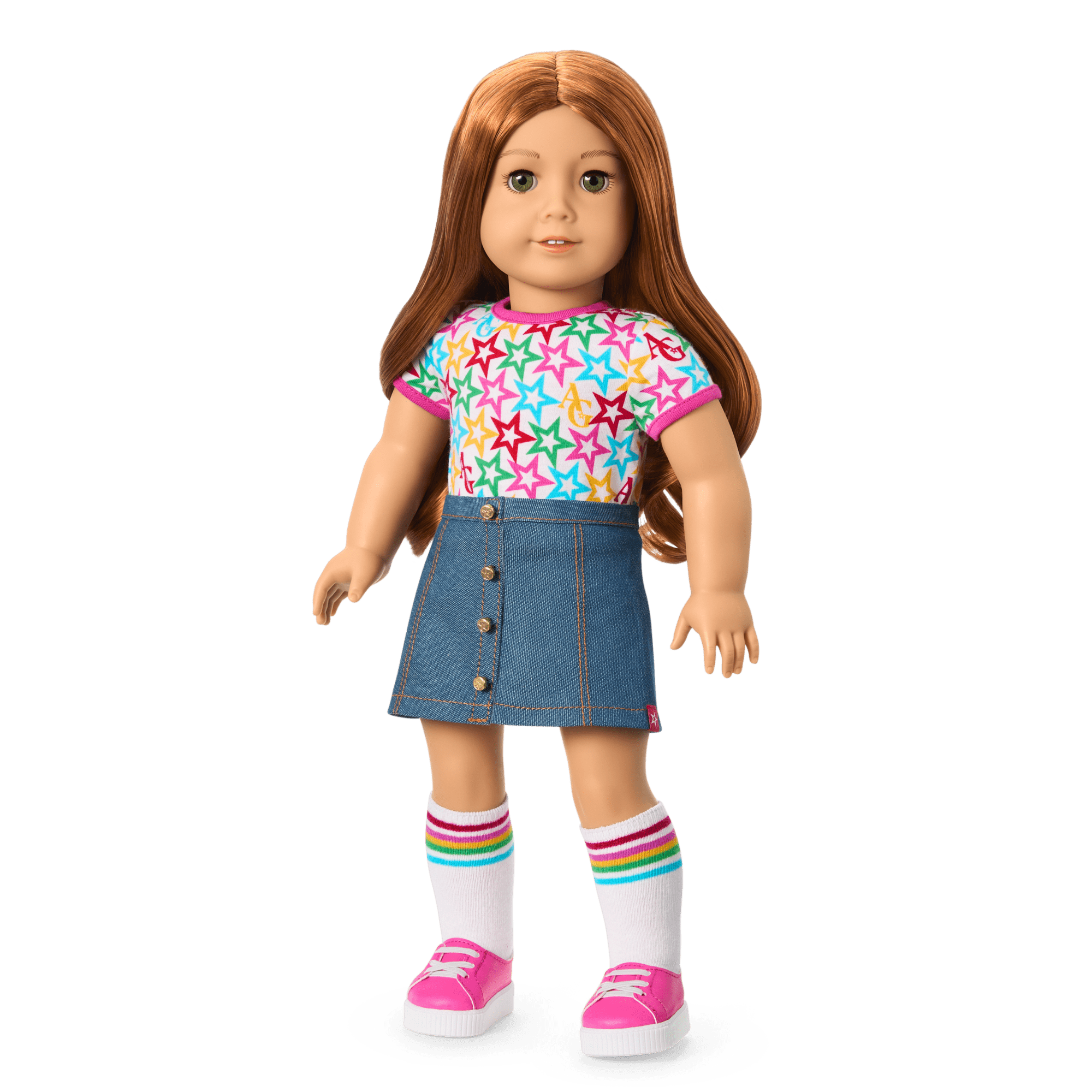 Truly Me™ 18-inch Doll #103 with wavy red hair