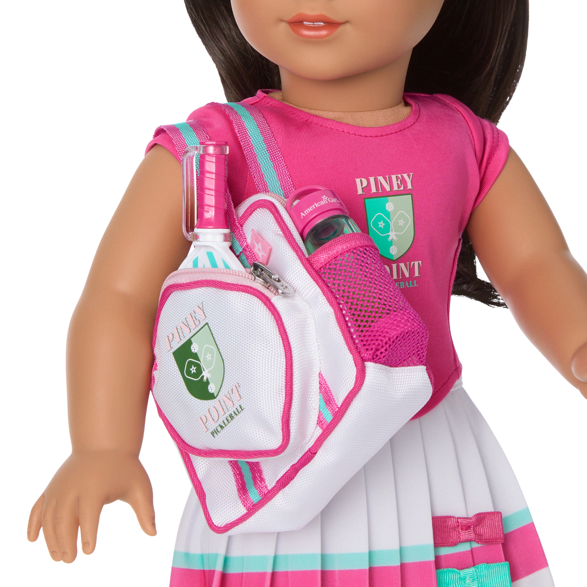 Raquel's™ Pickleball Bag & Paddle Set for 18-inch Dolls (Girl of the Year™ 2026)