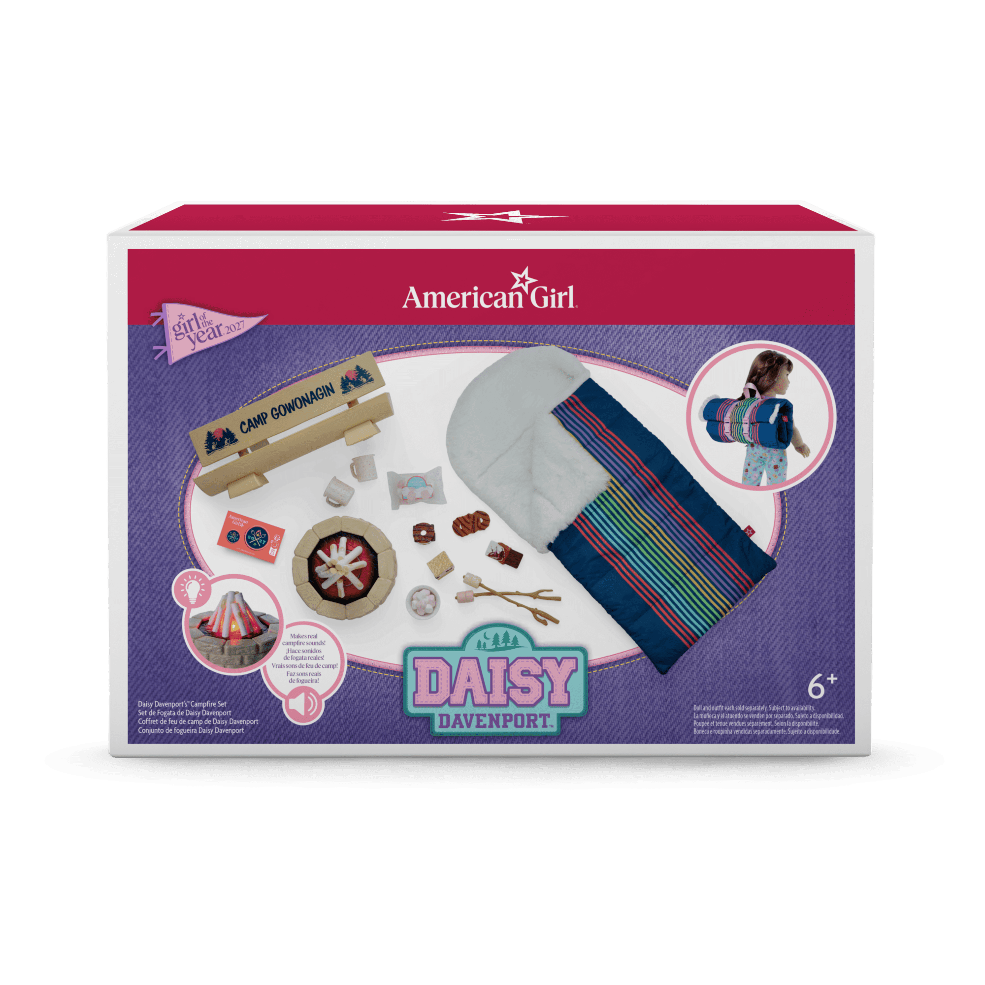 Daisy Davenport’s™ Campfire Set for 18-inch Dolls (Girl of the Year™ 2027)