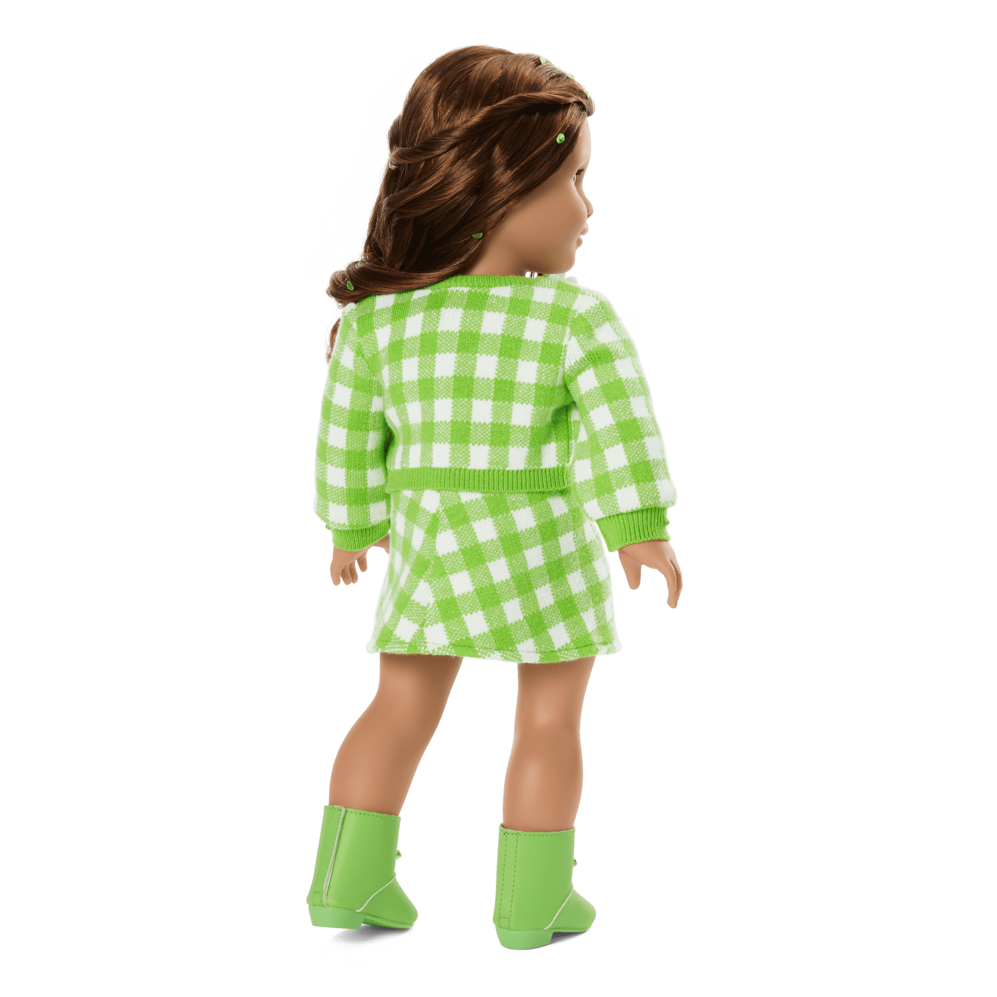 August Peridot Glow Outfit for 18-inch Dolls
