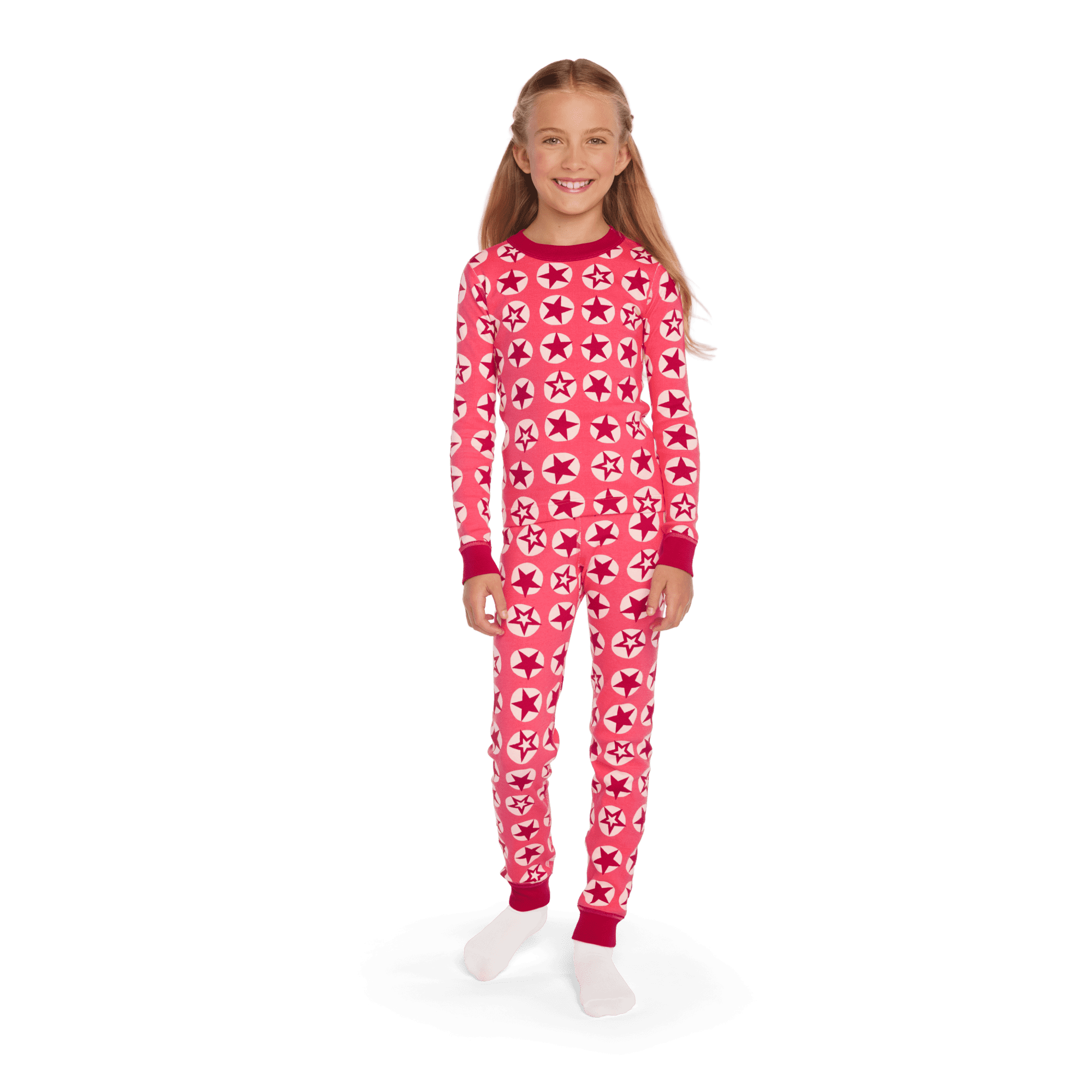 American Girl® x Hanna Andersson Berry Bright Stars Pajamas for Little Girls & Girls