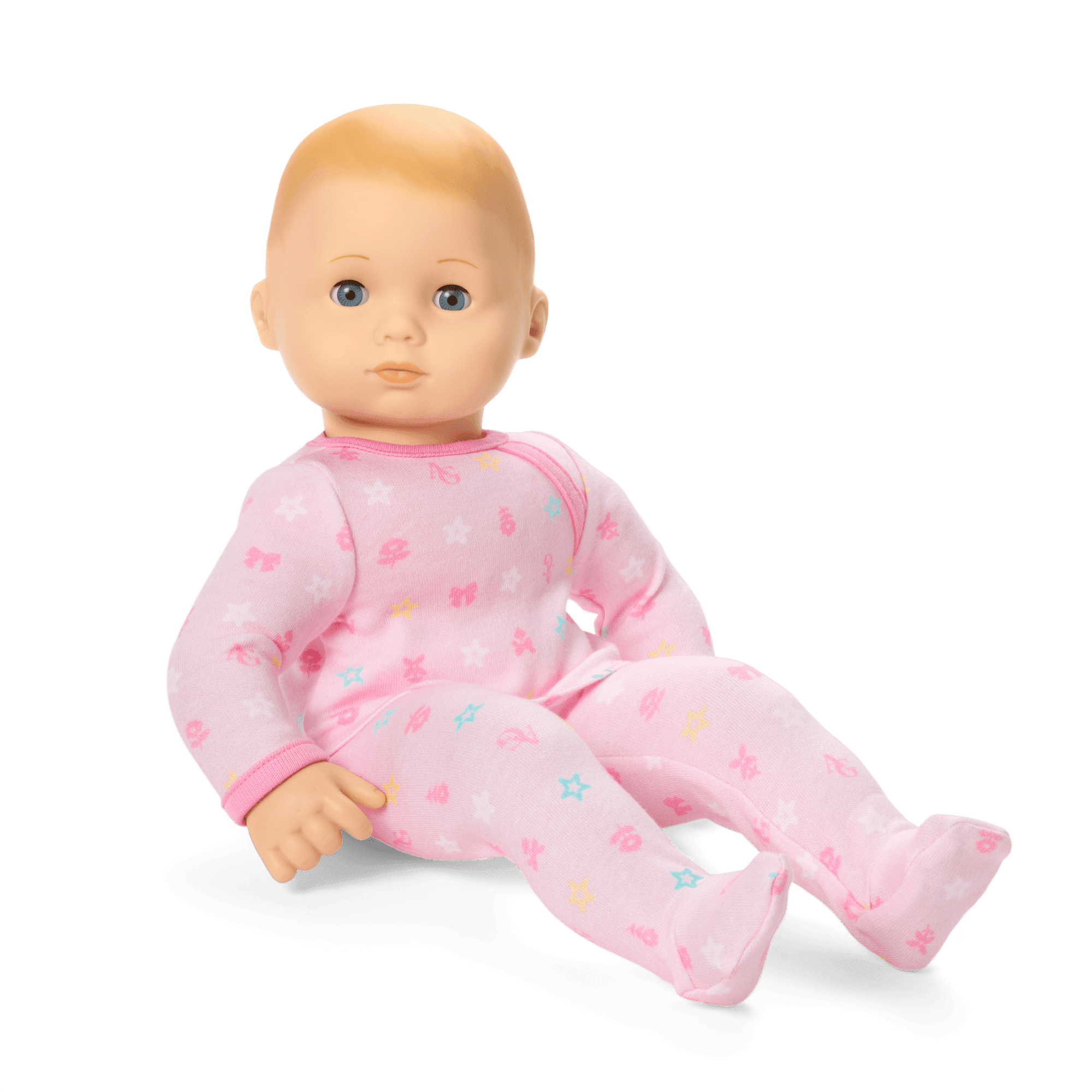 Bitty Baby® Doll #3 with blonde hair in Pastel Pink