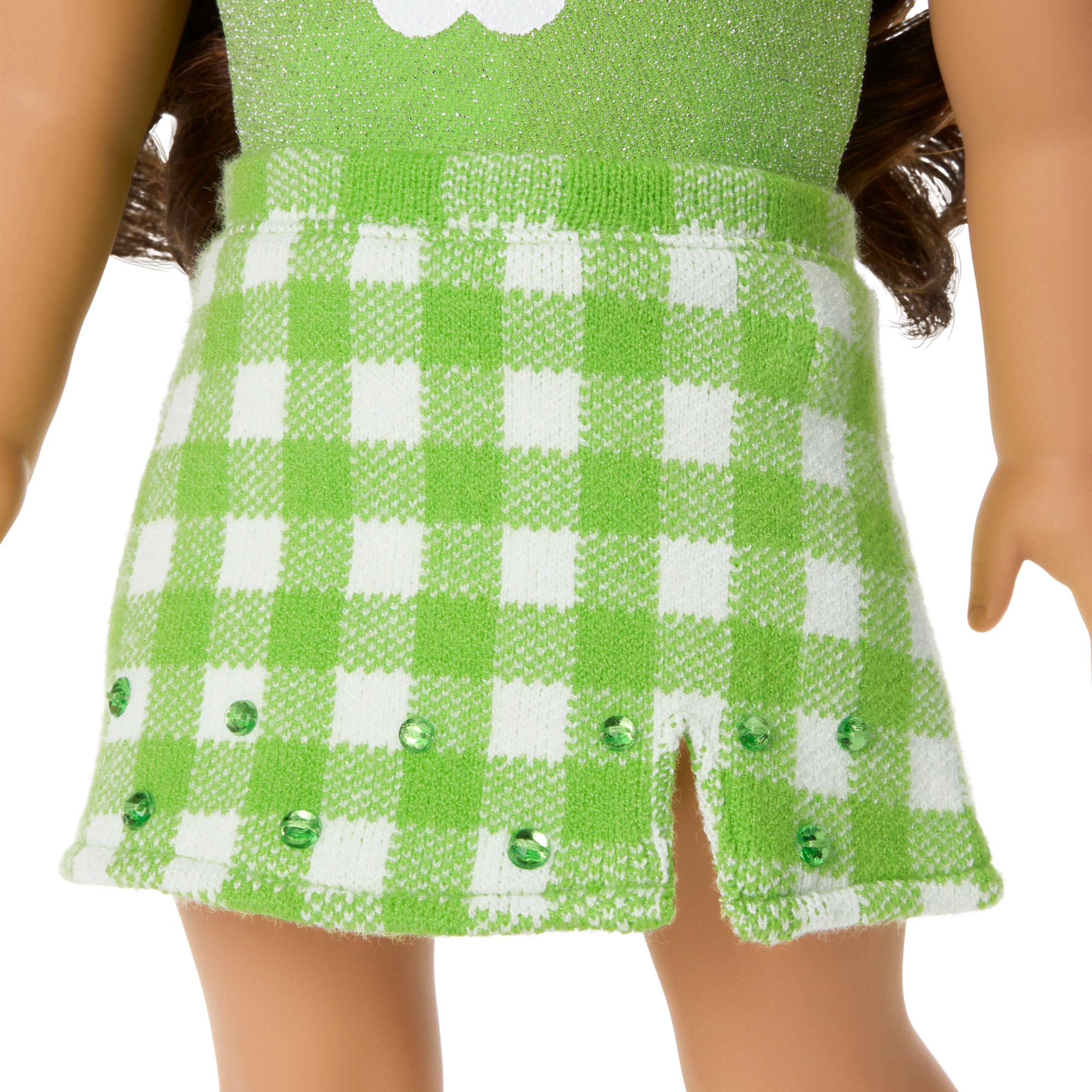 August Peridot Glow Outfit for 18-inch Dolls