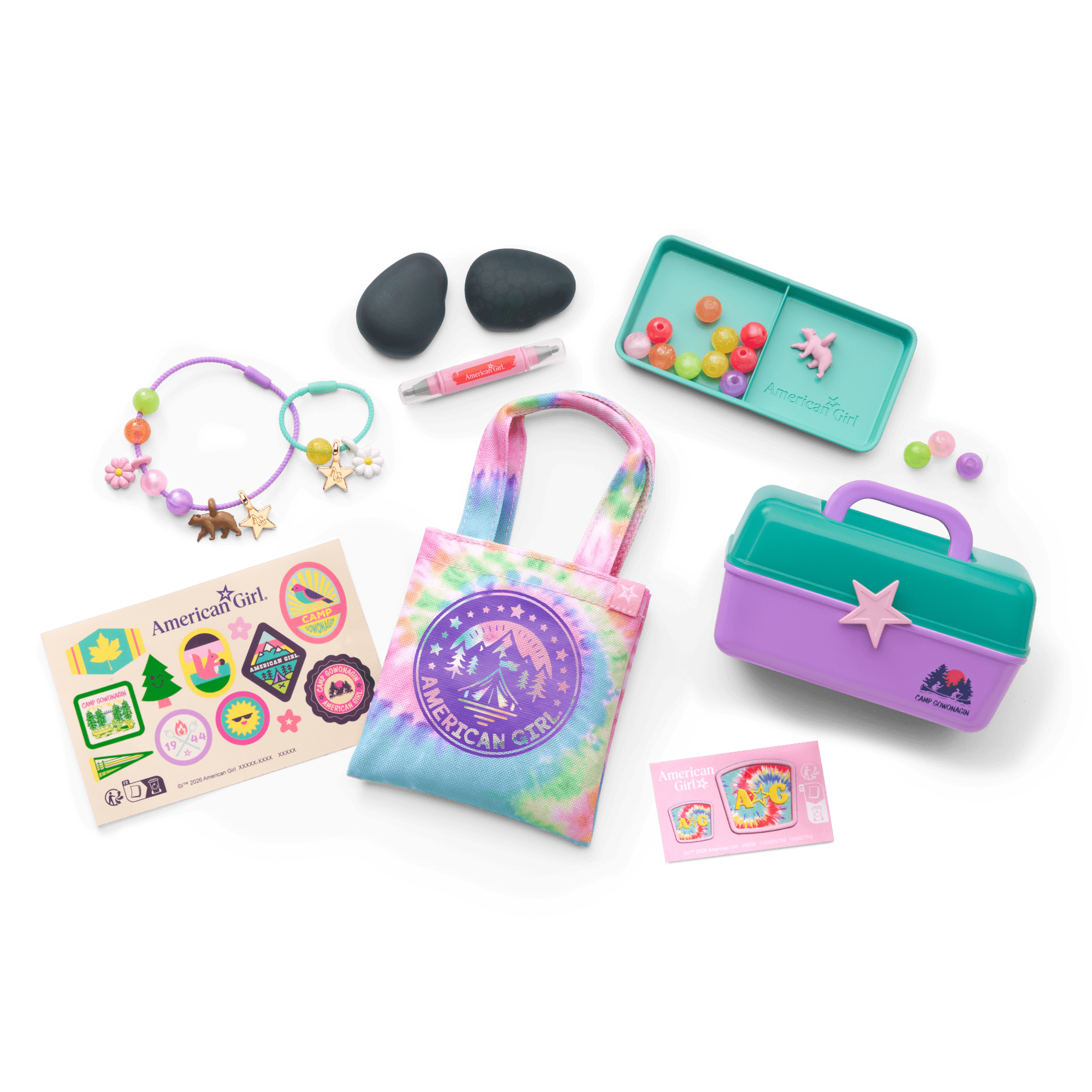 Daisy Davenport’s™ Camp Party Table, Outfit & Crafts Bundle for 18-inch Dolls (Girl of the Year™ 2027)