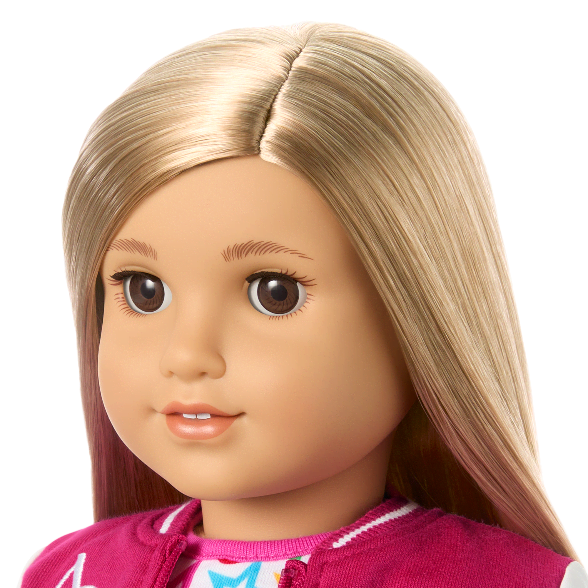 Truly Me™ 18-inch Doll #131 with straight blonde hair