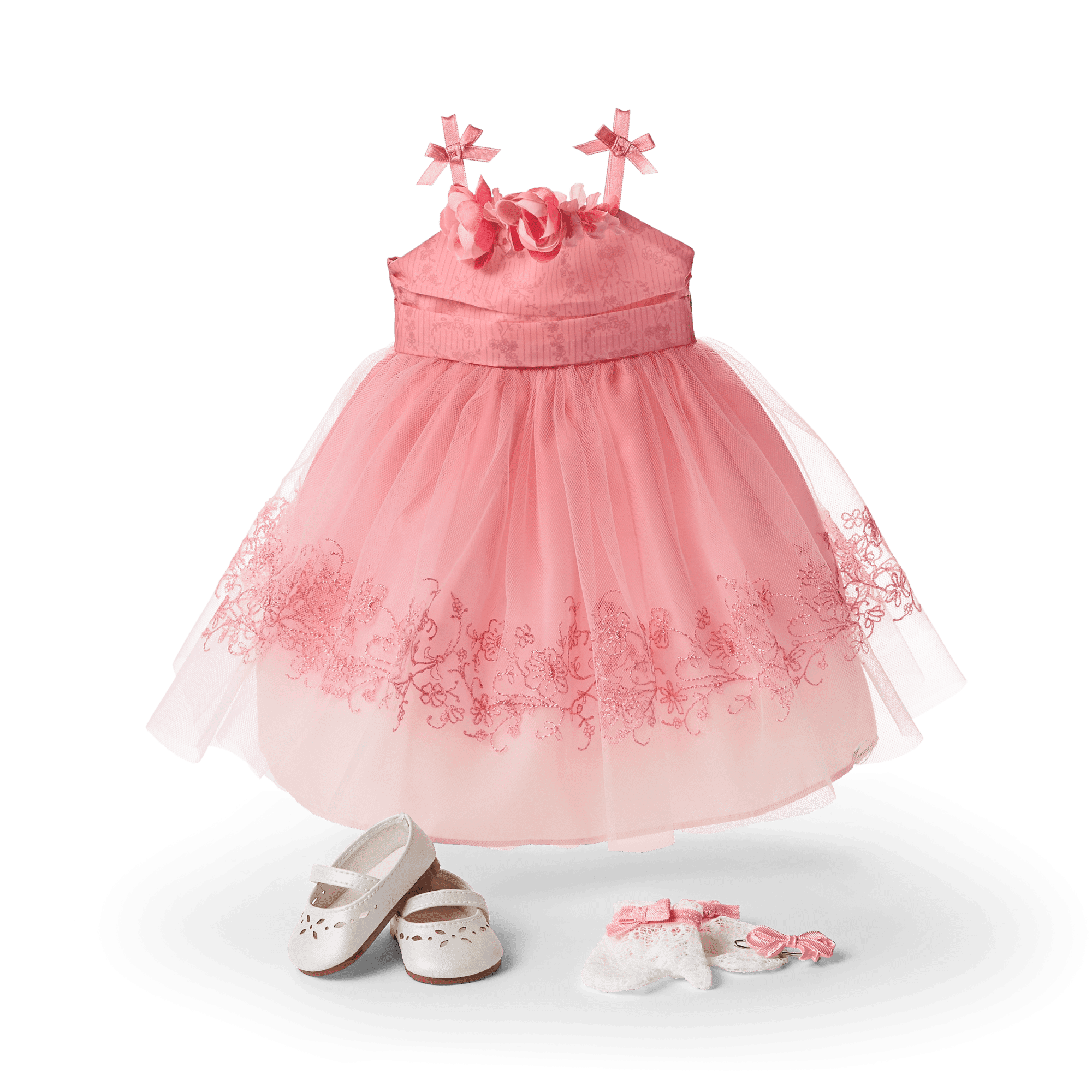 Maryellen’s™ Pretty Pink Dress for 18-inch Dolls (Historical Characters)