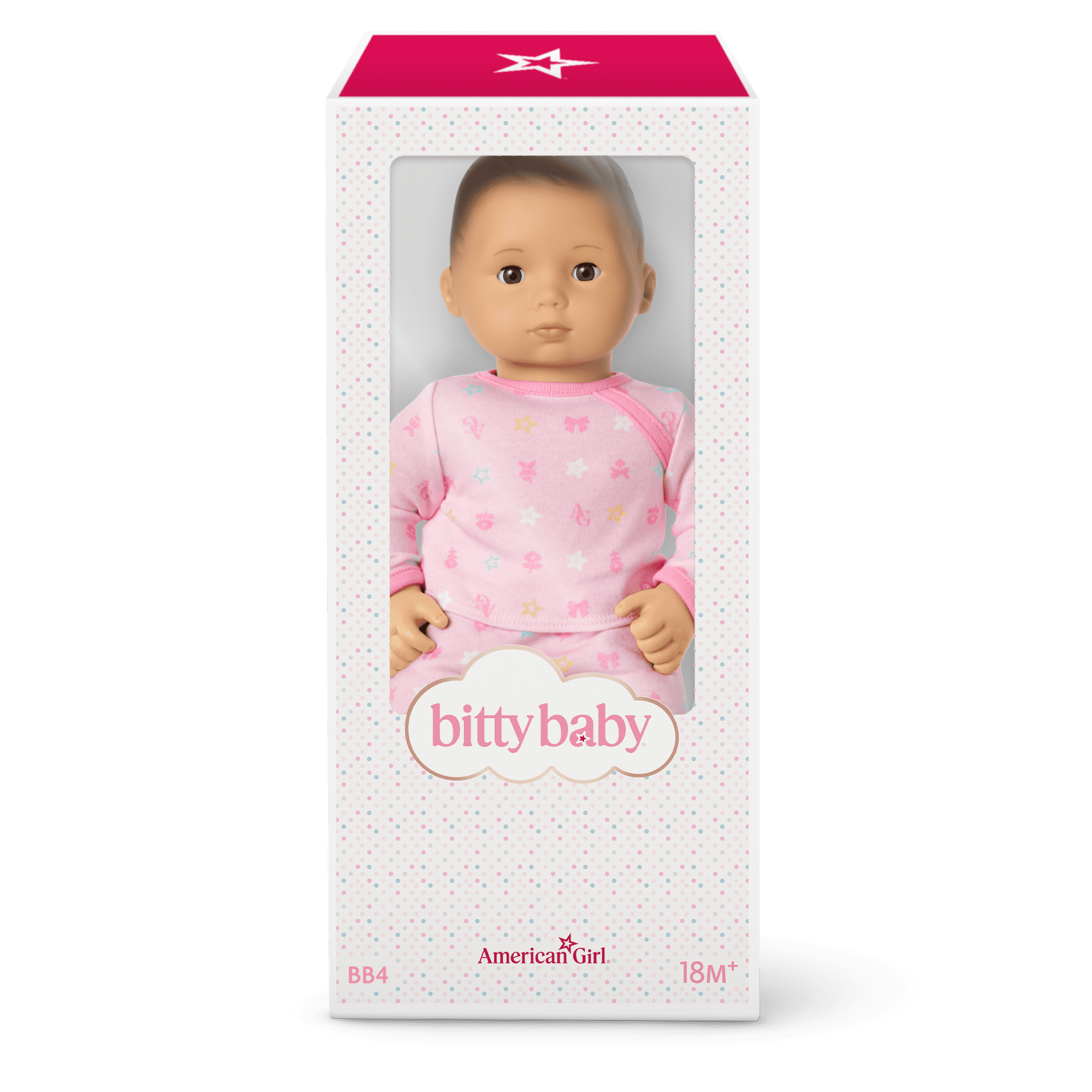 Bitty Baby® Doll #4 in Pastel Pink + Bunny Friend & Board Book