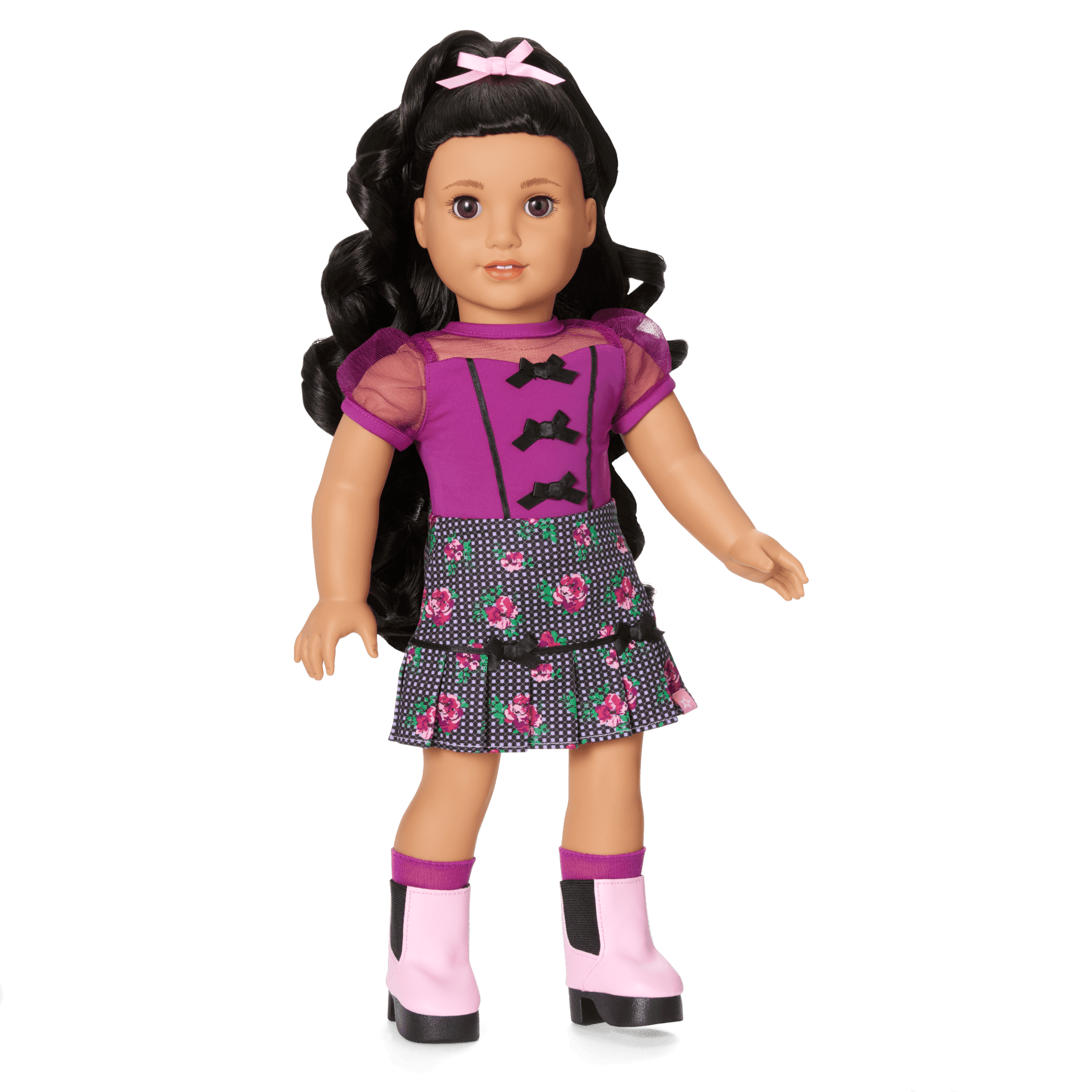 Bows & Blooms Outfit for 18-inch Dolls