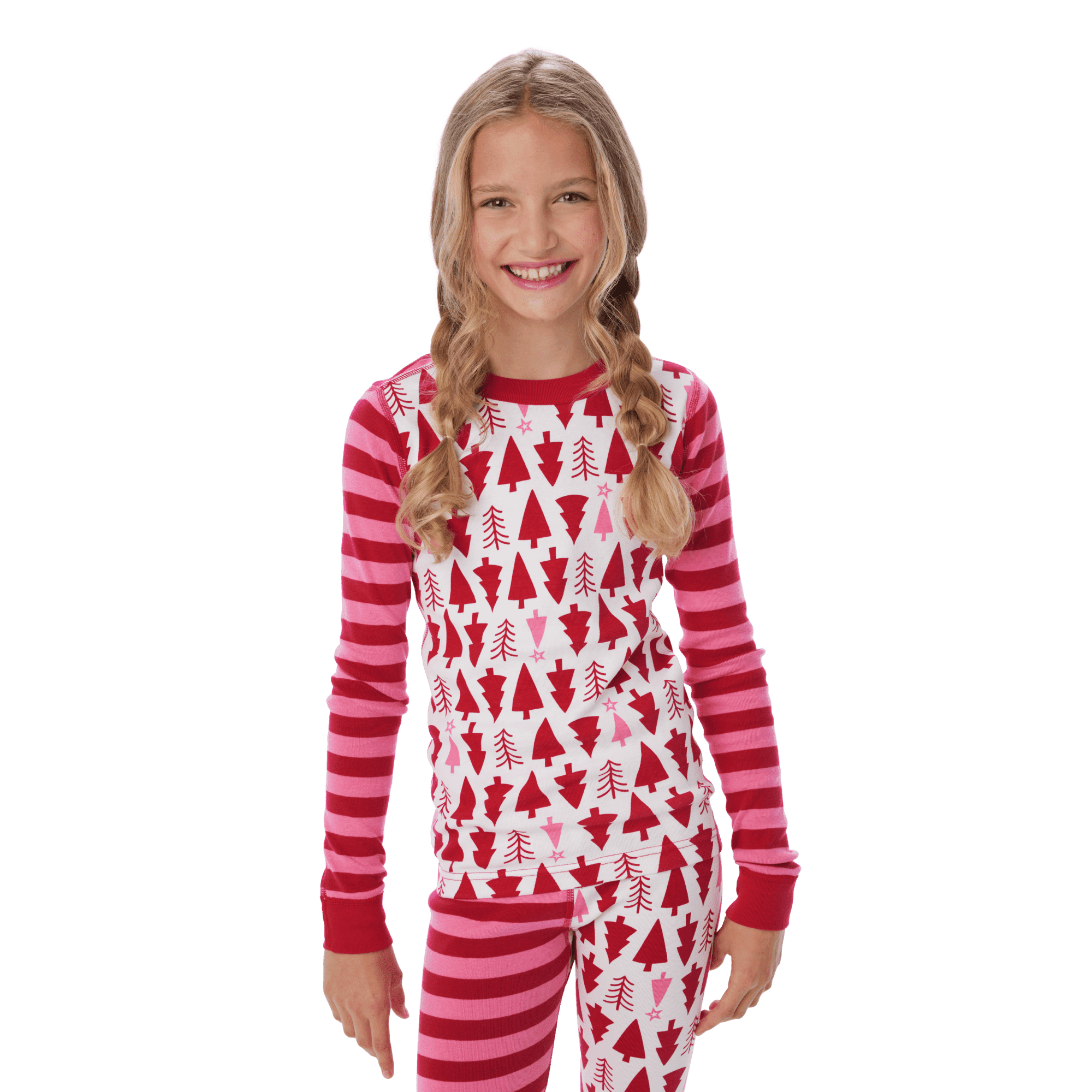 American Girl® x Hanna Andersson Holiday Treetops Pajamas for Little Girls &