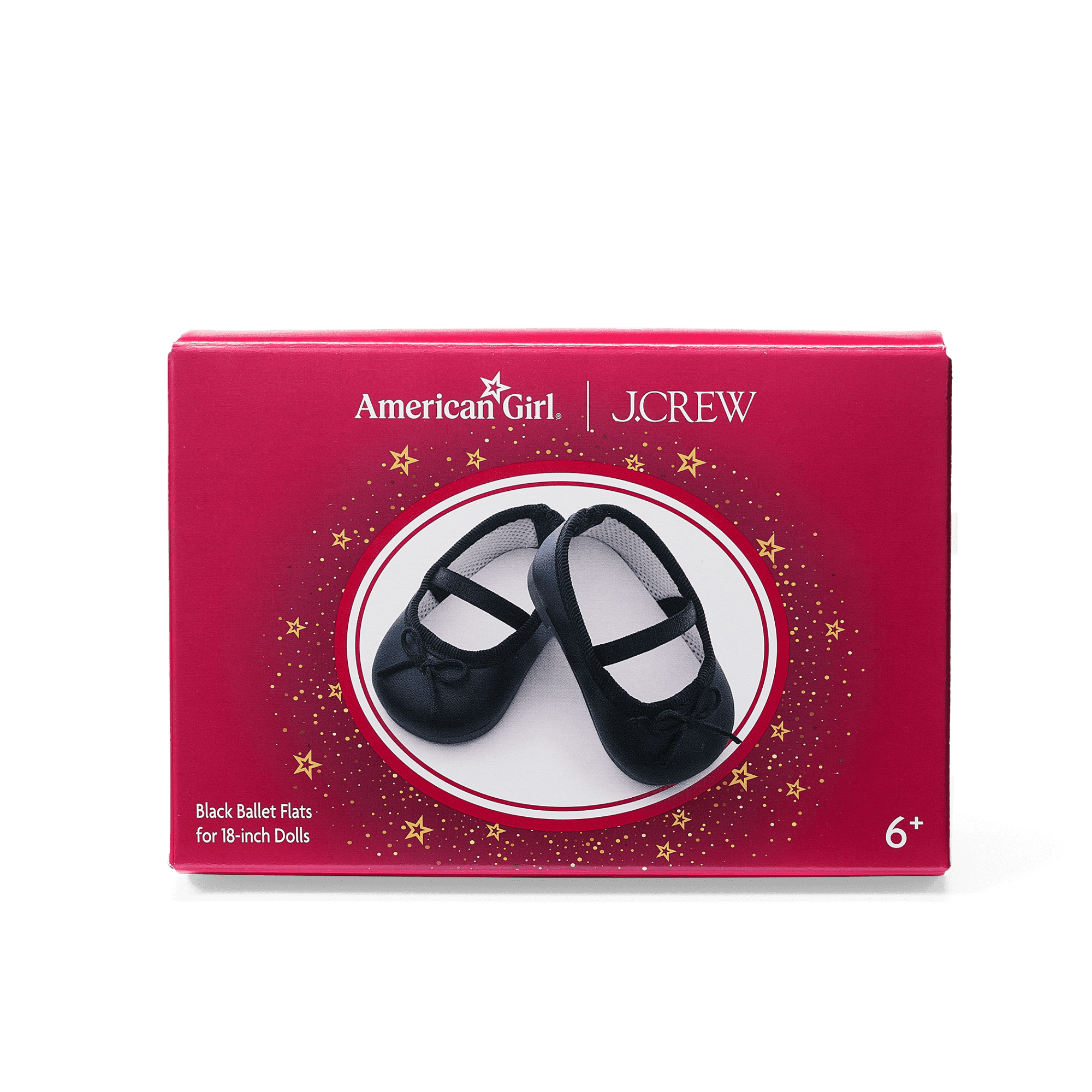 American Girl® x J.Crew Black Ballet Flats for 18-inch Dolls