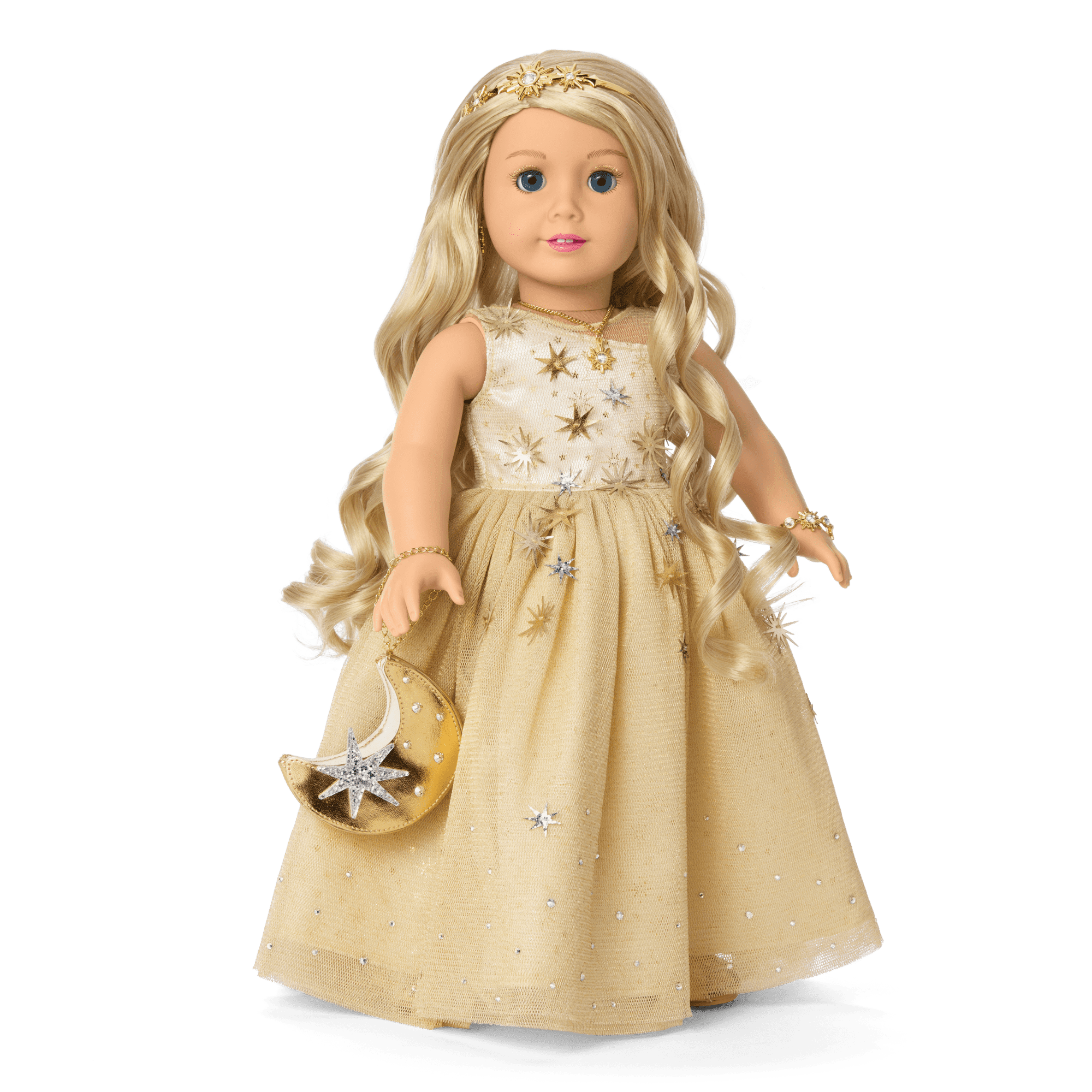 American Girl 2025 Glimmering Gold Holiday Collector Doll American Girl 2025 Glimmering Gold Holiday Collector Doll